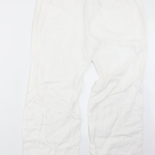 Atmosphere Womens White   Trousers  Size 14 L28 in
