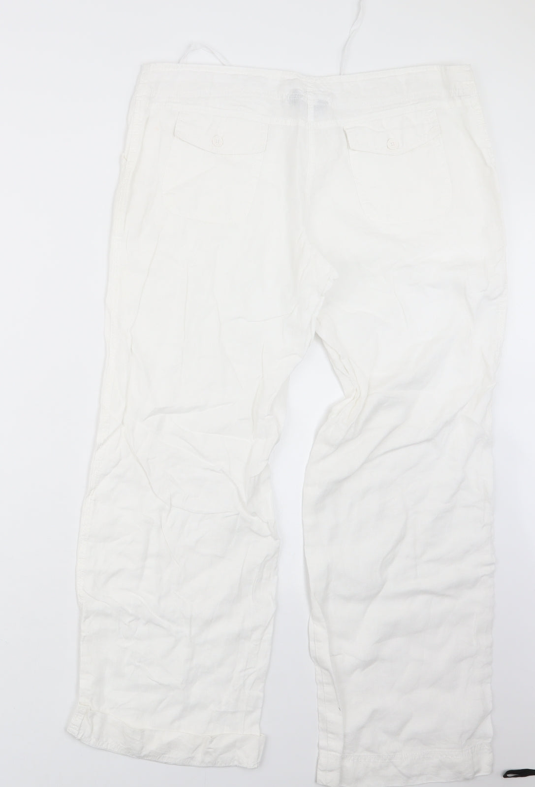 Atmosphere Womens White   Trousers  Size 14 L28 in