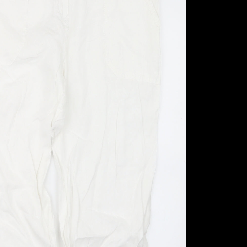 Atmosphere Womens White   Trousers  Size 14 L28 in