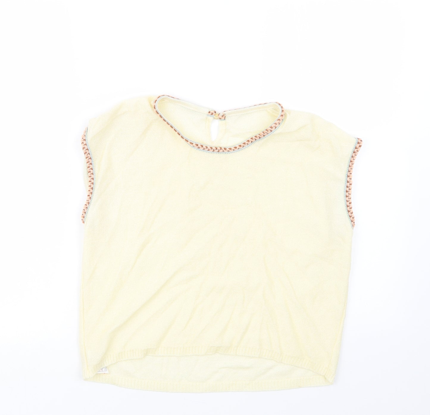 Preworn Womens Ivory  Knit Pullover Jumper Size 14