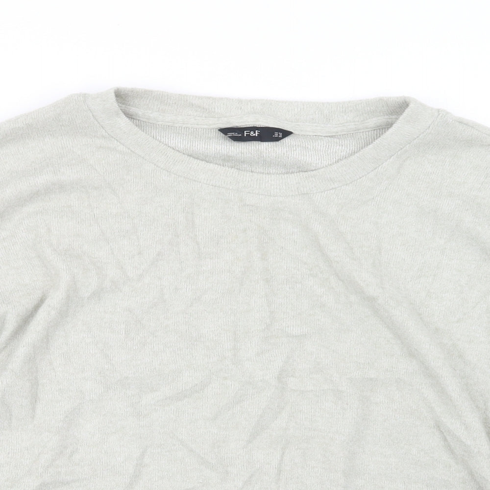 F&F Womens Grey   Pullover Jumper Size 22