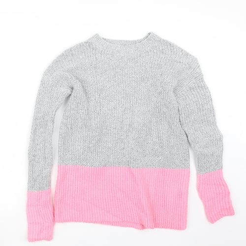 Primark Womens Grey  Knit Pullover Jumper Size 6