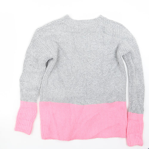 Primark Womens Grey  Knit Pullover Jumper Size 6