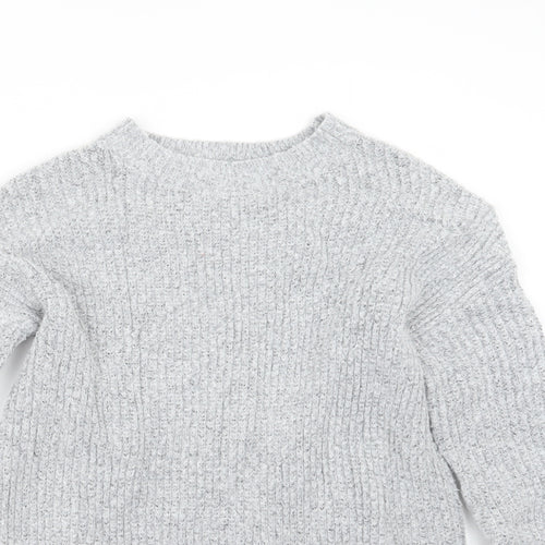 Primark Womens Grey  Knit Pullover Jumper Size 6