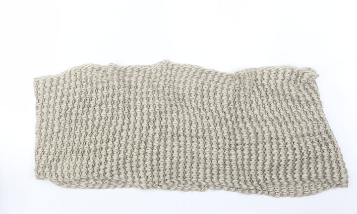 Preworn Womens Beige Knit Scarf