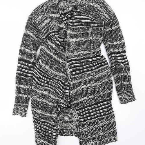 New Look Womens Black  Knit Cardigan Jumper Size 8