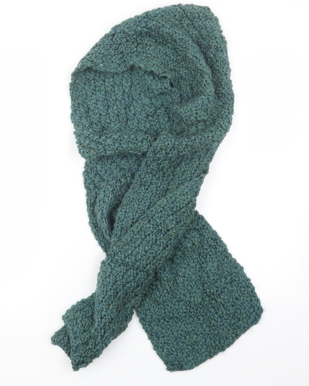 Preworn Womens Green  Knit  Scarf
