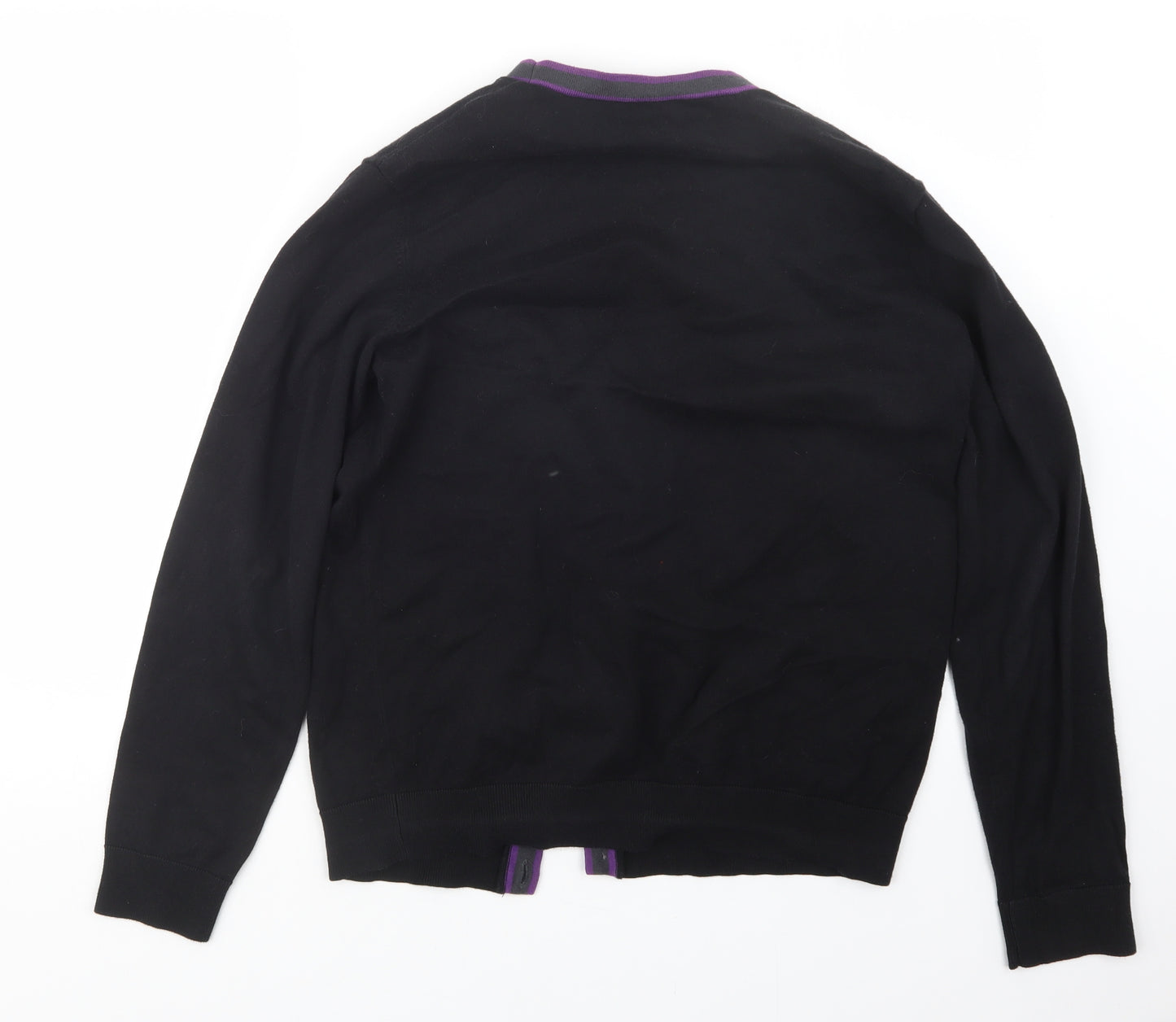 NEXT Mens Black   Cardigan Jumper Size M