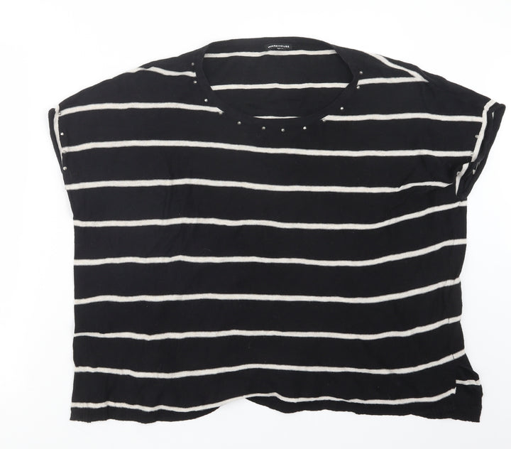 Warehouse Womens Black Pullover Jumper Size 12