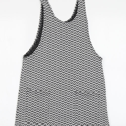 Atmosphere Womens Black Chevron  A-Line  Size 8
