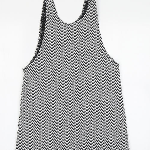 Atmosphere Womens Black Chevron  A-Line  Size 8