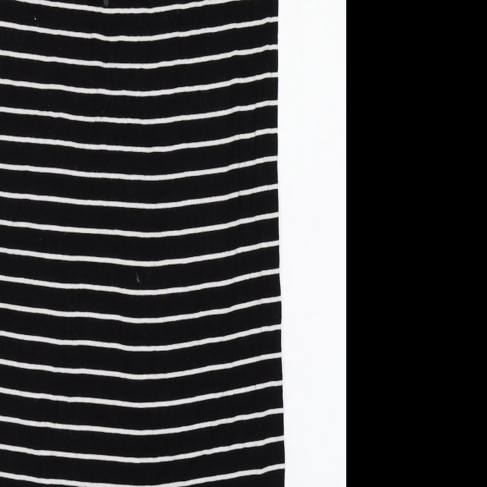Atmosphere Womens Black Striped  Maxi Skirt Size 12