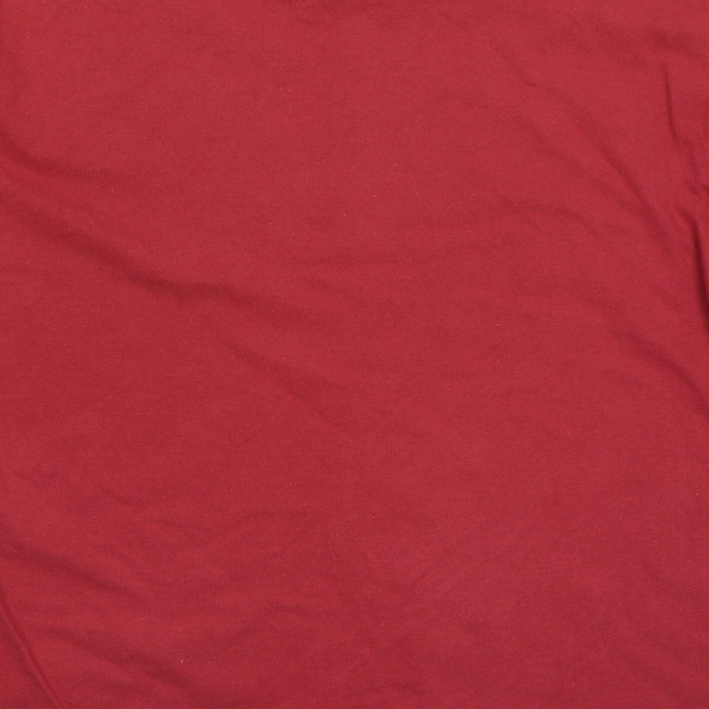 Easy Mens Red    T-Shirt Size M  - Wales