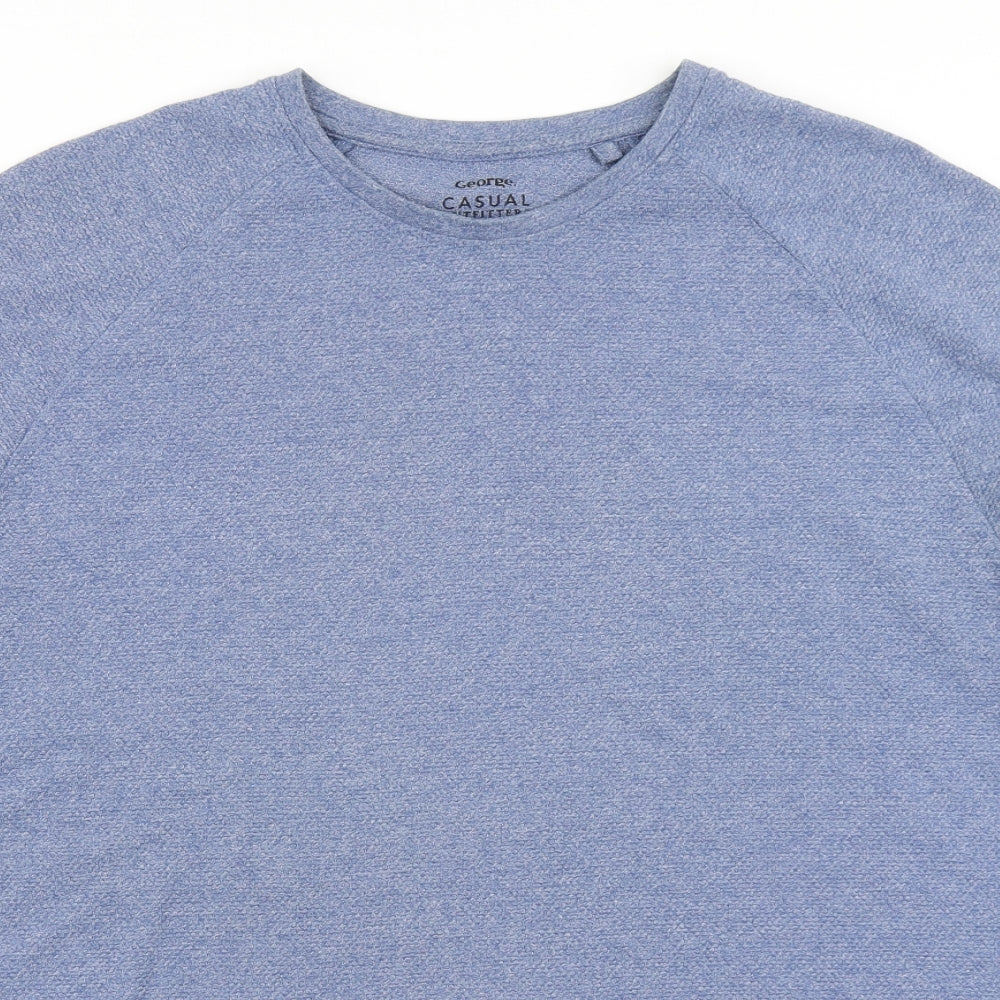 George Mens Blue    T-Shirt Size L