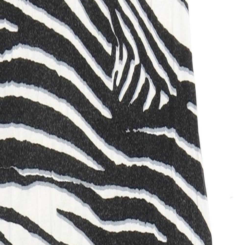 Atmosphere Womens Black Animal Print  Bodycon  Size 10