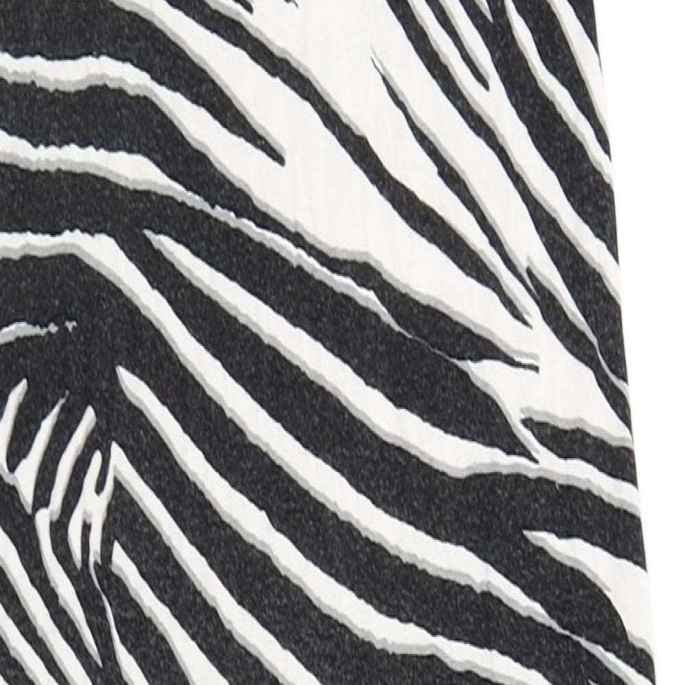 Atmosphere Womens Black Animal Print  Bodycon  Size 10