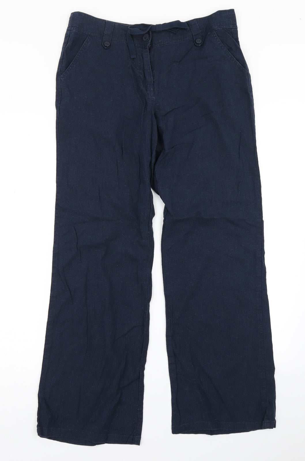 NEXT Womens Blue   Cargo Trousers Size 12 L27 in
