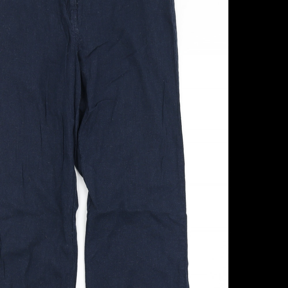 NEXT Womens Blue   Cargo Trousers Size 12 L27 in