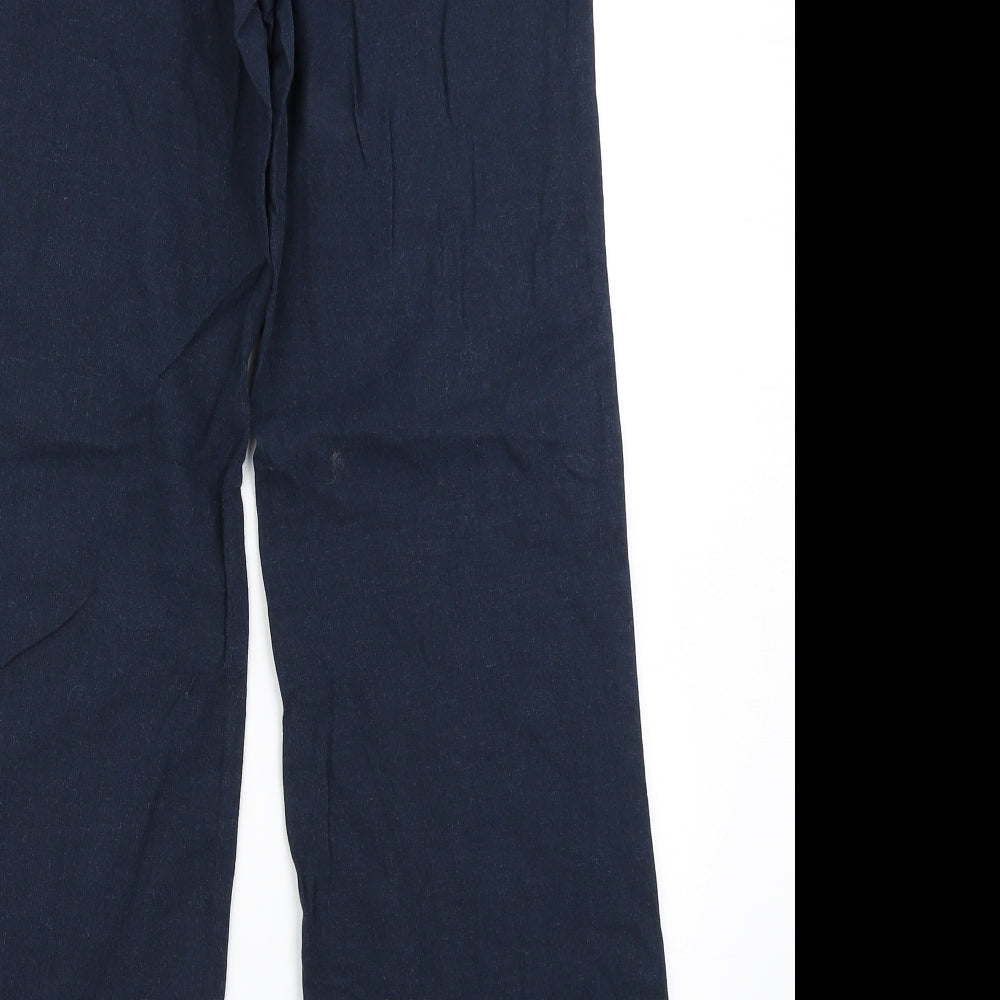 NEXT Womens Blue   Cargo Trousers Size 12 L27 in