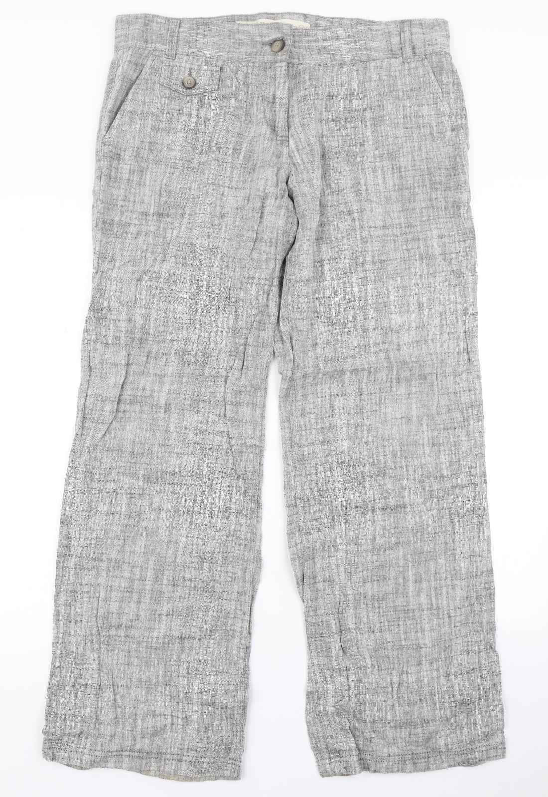 NEXT Womens Grey   Trousers  Size 14 L28 in
