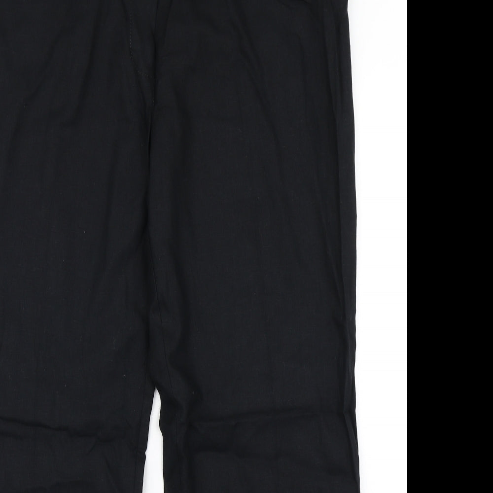 M&S Woman Womens Black   Trousers  Size 16 L29 in