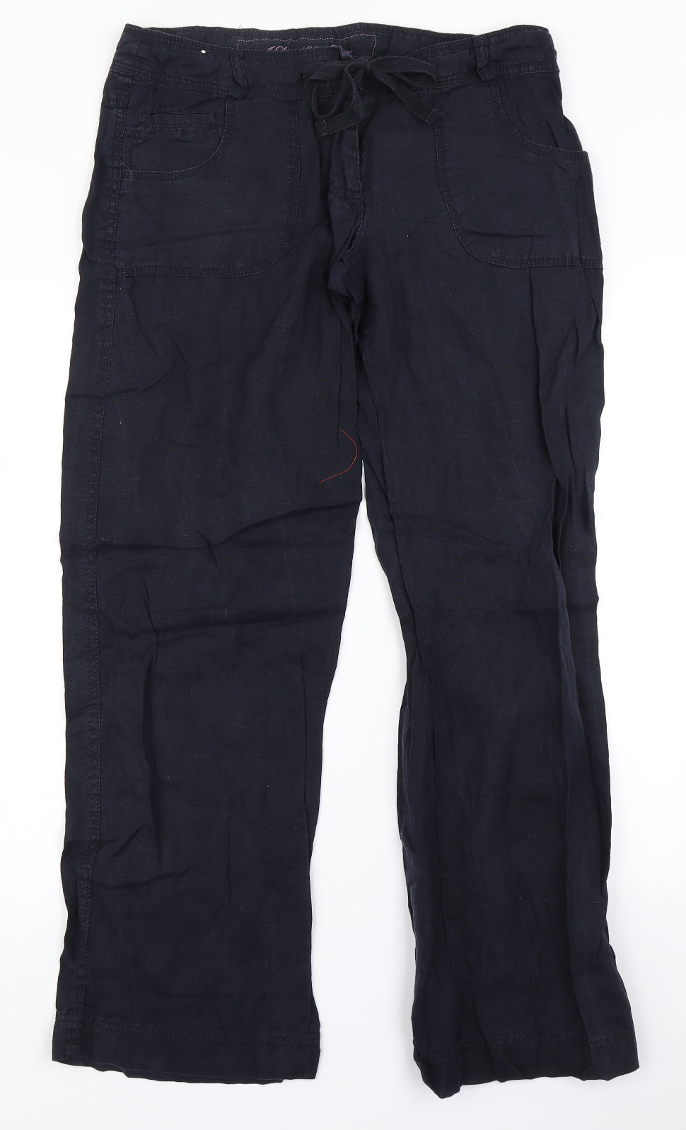 Denim Co Womens Blue   Trousers  Size 10 L28 in