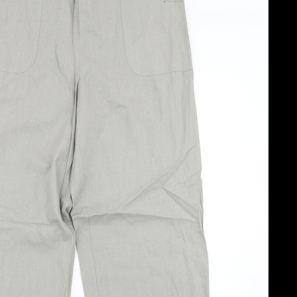 Dunnes Stores Womens Green   Trousers  Size 14 L28 in