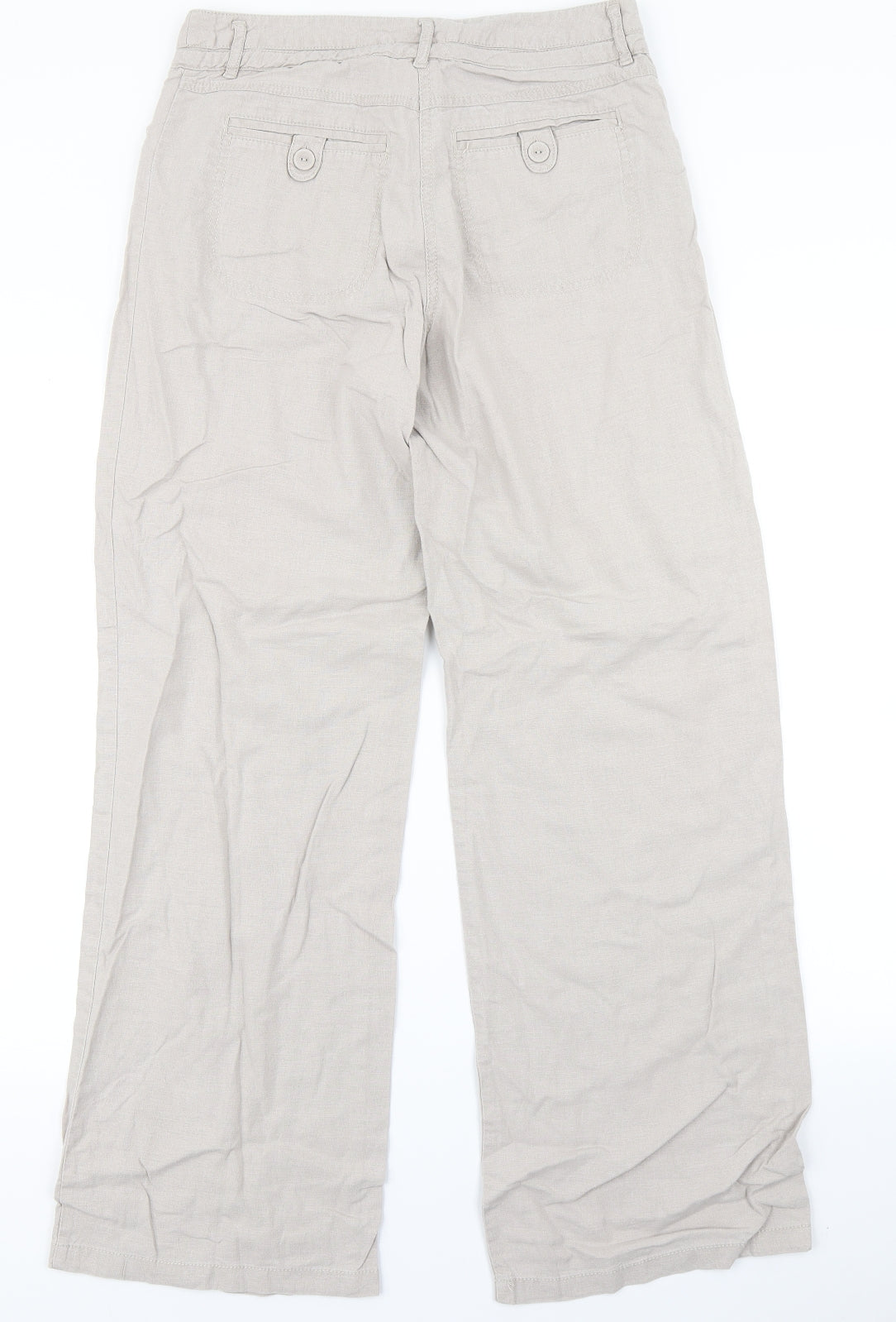 NEXT Womens Brown   Cargo Trousers Size 10 L29 in