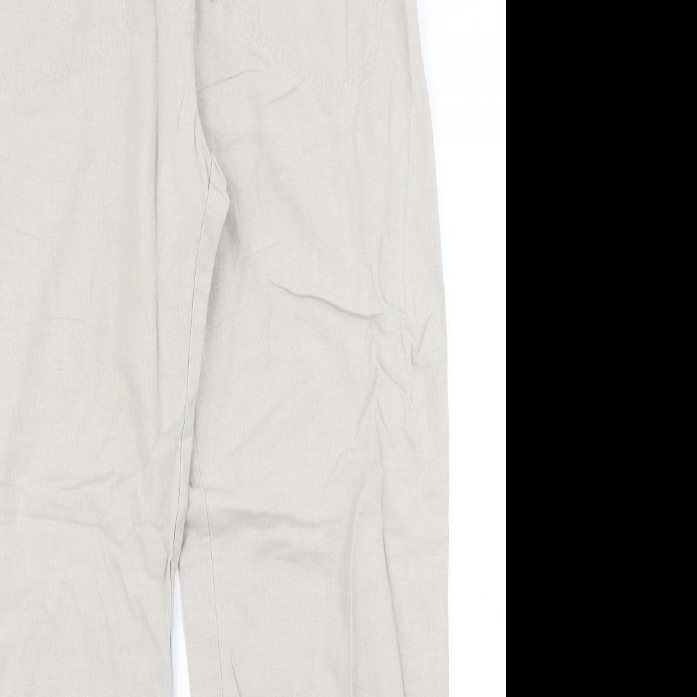 NEXT Womens Brown   Cargo Trousers Size 10 L29 in
