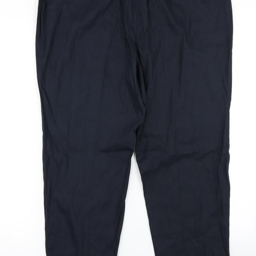 M&S Collection Womens Blue   Dress Pants Trousers Size 16 L24 in