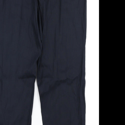 M&S Collection Womens Blue   Dress Pants Trousers Size 16 L24 in