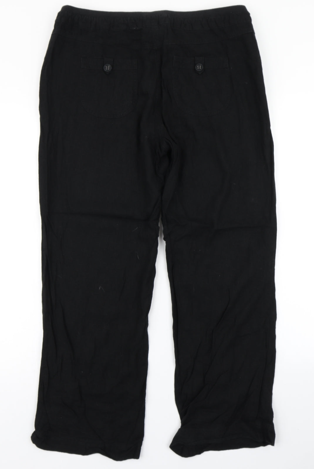 BHS Womens Black   Trousers  Size 14 L26 in