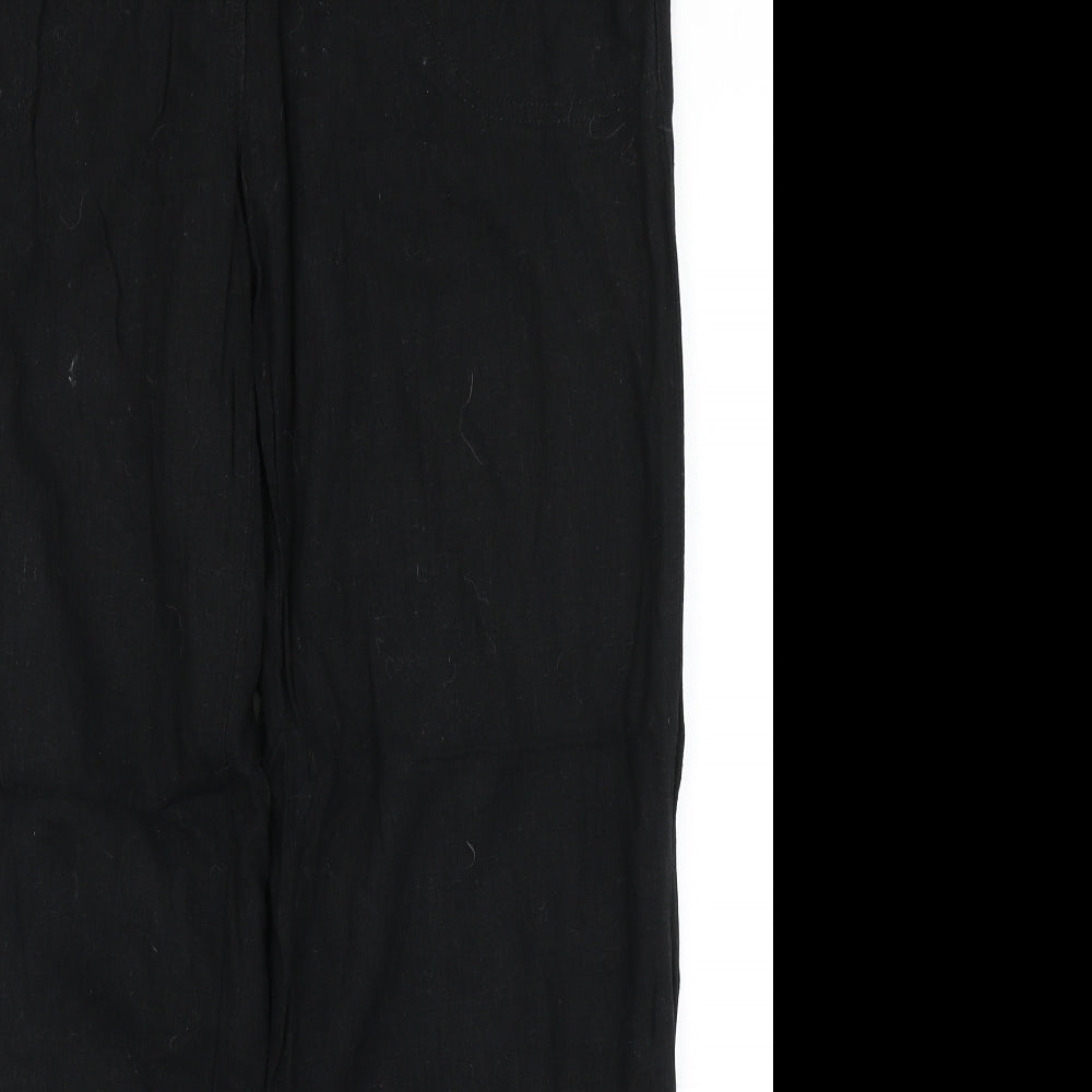 BHS Womens Black   Trousers  Size 14 L26 in