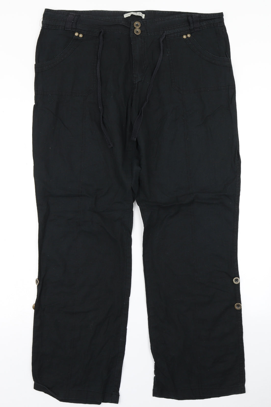 Atmosphere Womens Black   Trousers  Size 16 L28 in