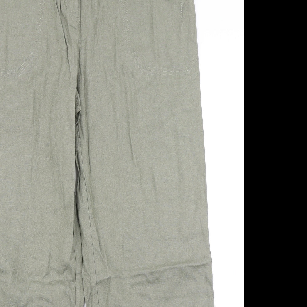 NEXT Womens Green   Trousers  Size 14 L26 in