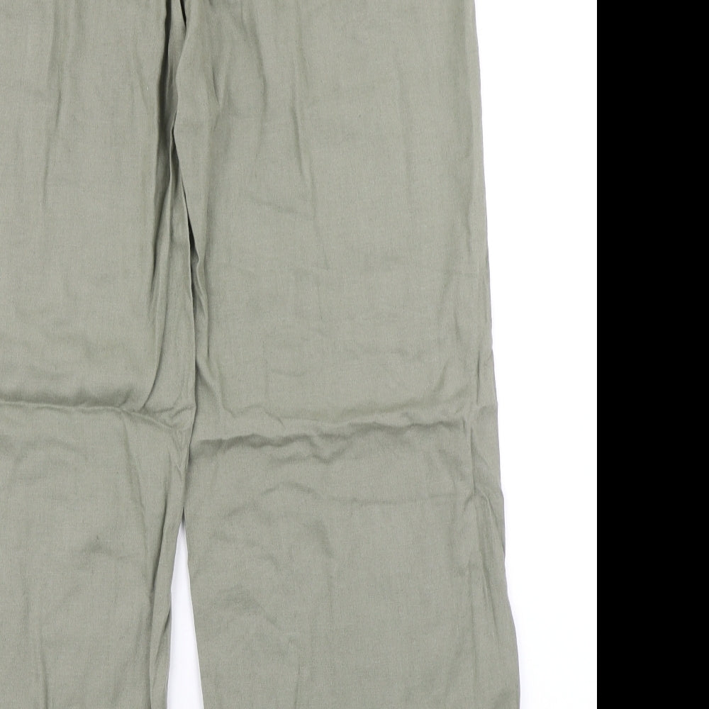 NEXT Womens Green   Trousers  Size 14 L26 in