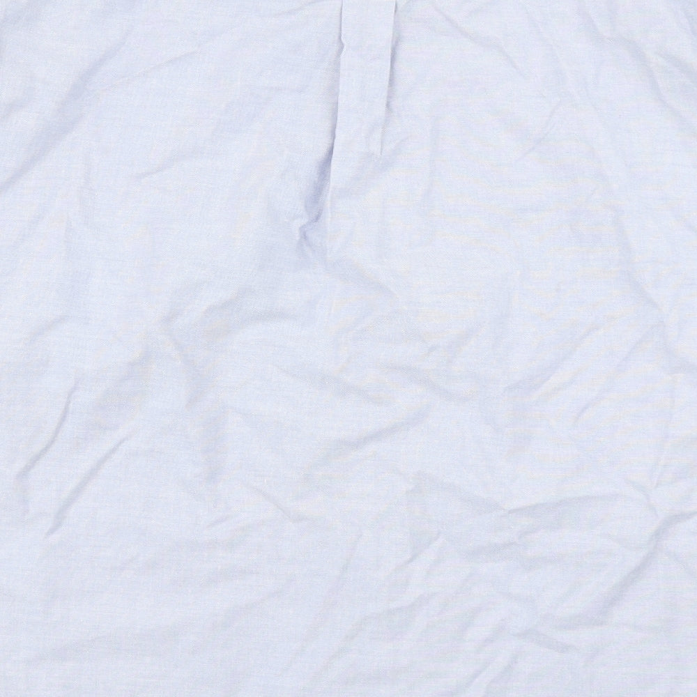 IMAGES Mens Blue    Dress Shirt Size 2XL