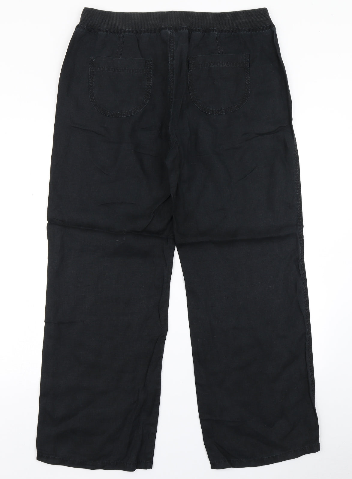 M&S Woman Womens Black   Cargo Trousers Size 14 L27 in