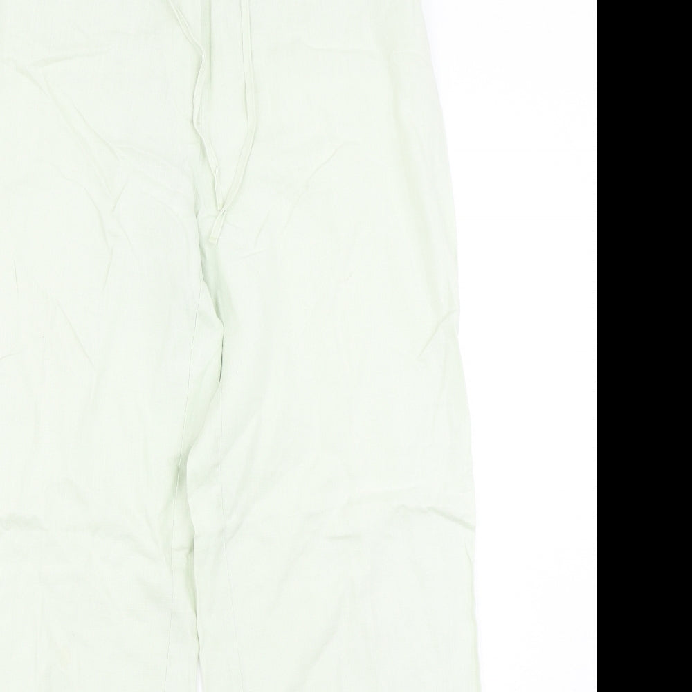 Marks & Spencer Womens Green   Trousers  Size 12 L28 in