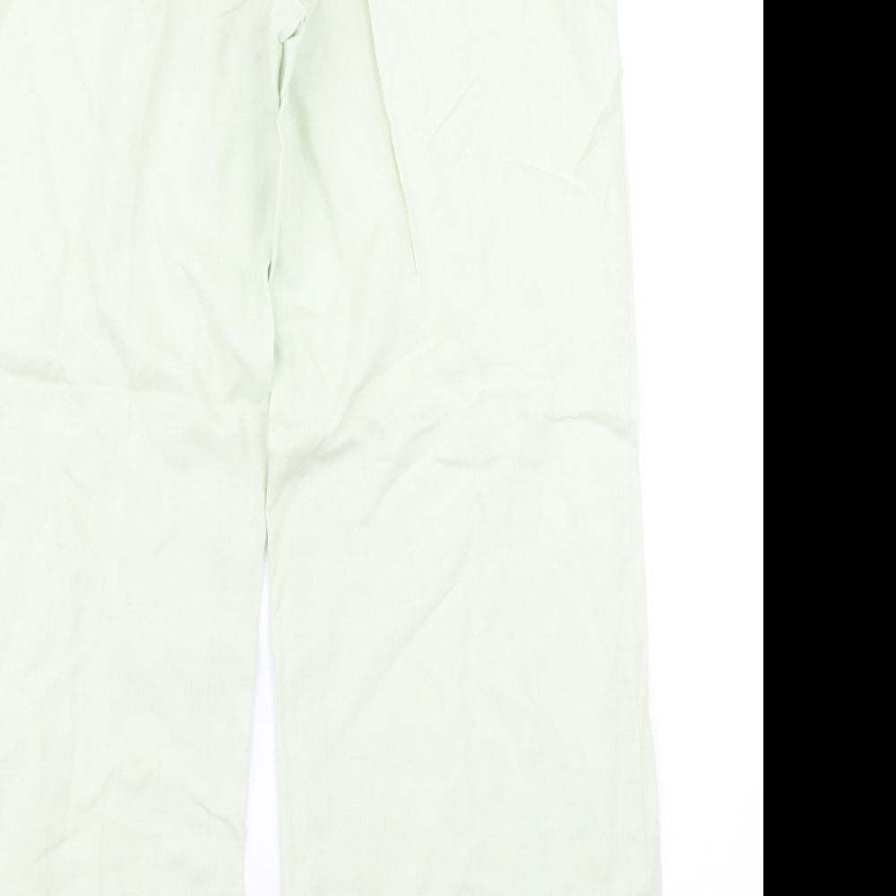 Marks & Spencer Womens Green   Trousers  Size 12 L28 in