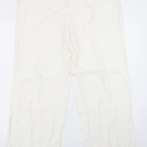 Ivory Womens White   Trousers  Size 16 L24 in