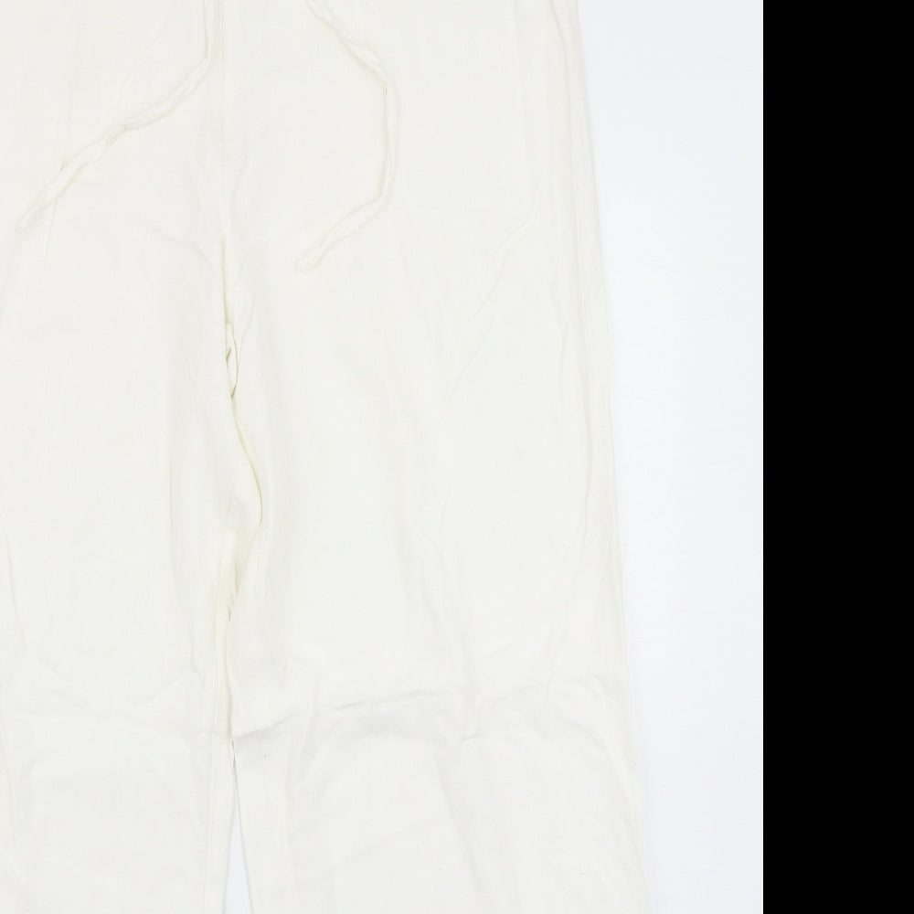 Ivory Womens White   Trousers  Size 16 L24 in
