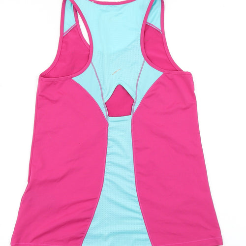 LA Gear Womens Pink Colourblock  Basic Tank Size 8