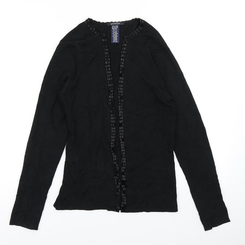 Gap Womens Black  Knit Cardigan Jumper Size XS