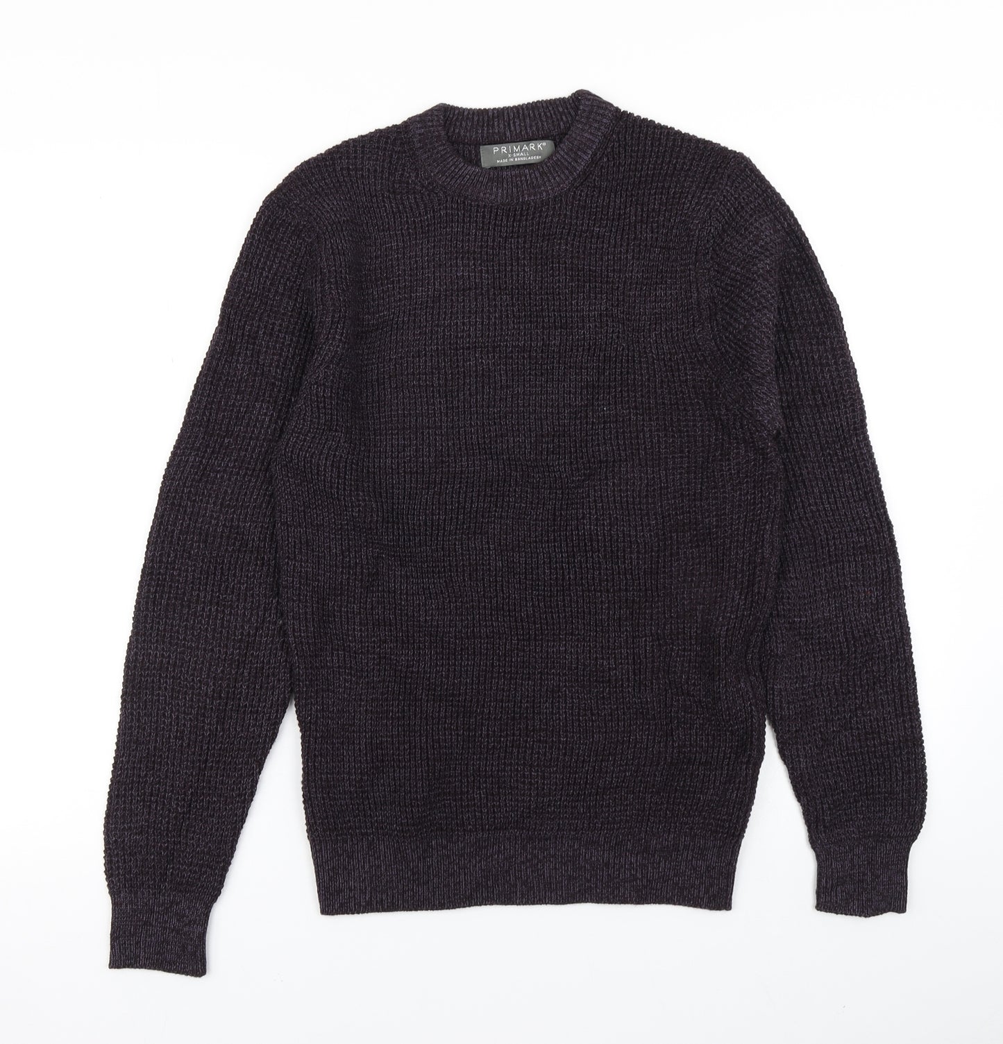 Primark Mens Purple  Knit Pullover Jumper Size XS