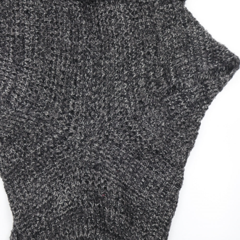 George Womens Grey  Knit Cardigan Jumper Size M