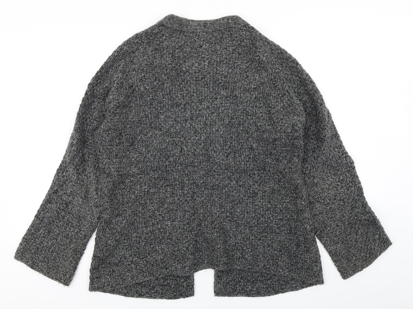 Marks & Spencer Womens Grey  Knit Cardigan Jumper Size 14