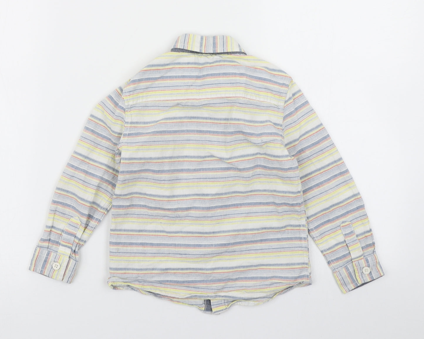 Autograph Boys Yellow Striped  Basic Button-Up Size 3-4 Years