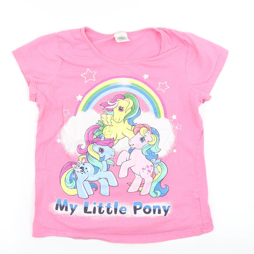 My Little Pony Womens Pink   Basic T-Shirt Size 10