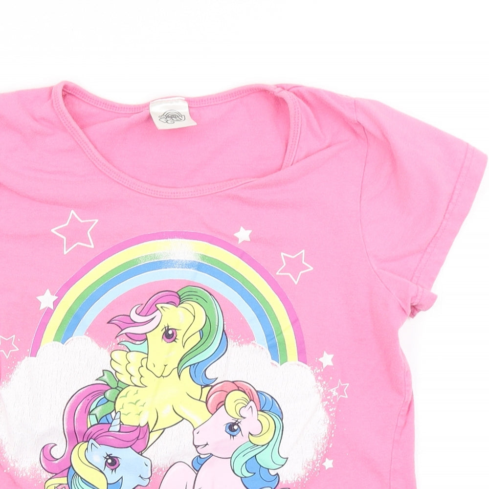 My Little Pony Womens Pink   Basic T-Shirt Size 10